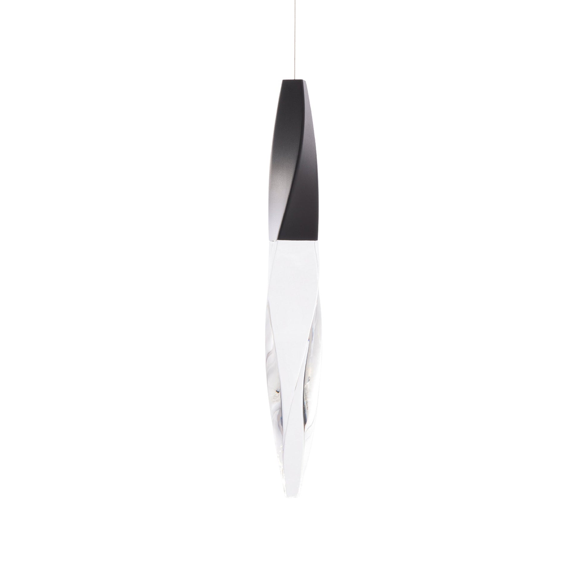 Kindjal LED Mini Pendant Light in Black (Large).