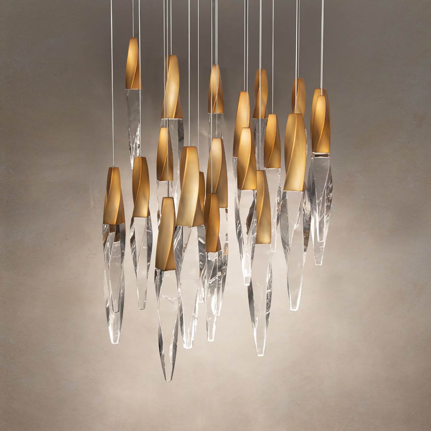 Kindjal LED Multi Light Pendant Light in Detail.