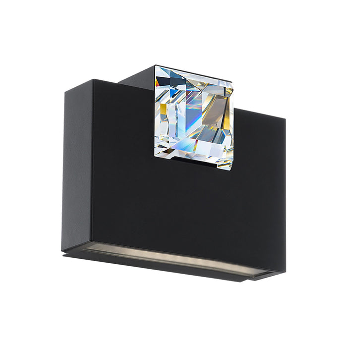 Madison LED Wall Light in Black.