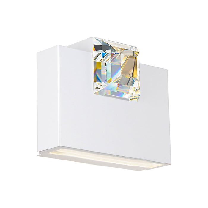 Madison LED Wall Light in White.