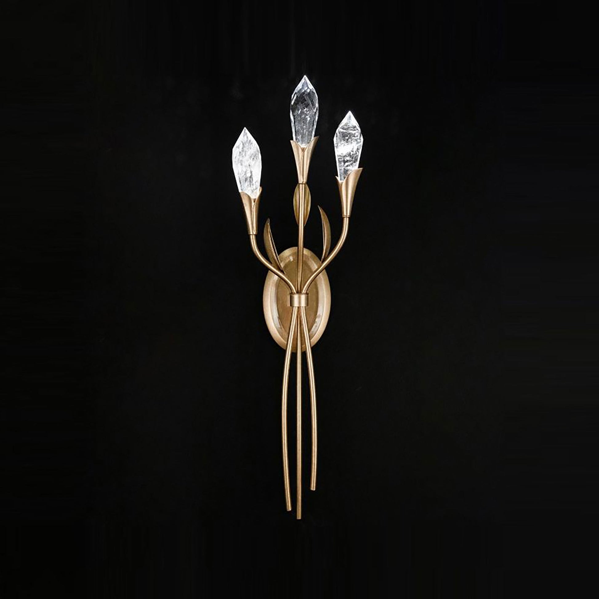 Secret Garden LED Wall Light in French Gold.