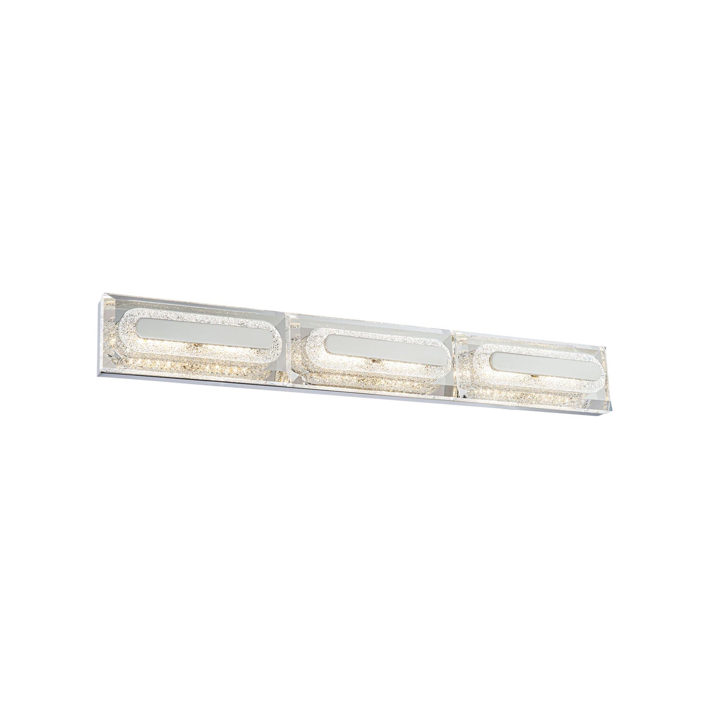 Soiree LED Vanity Wall Light in Polished Nickel (28-Inch).