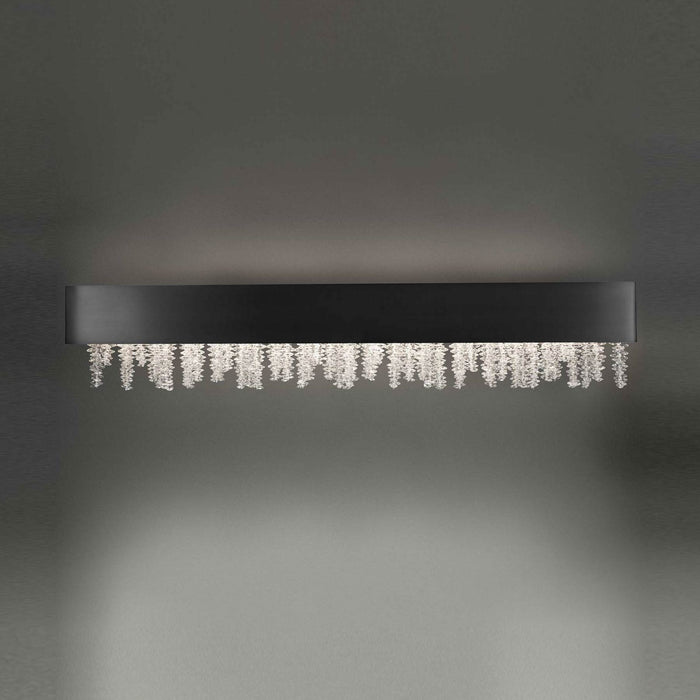 Soleil LED Wall Light in Black (Large).