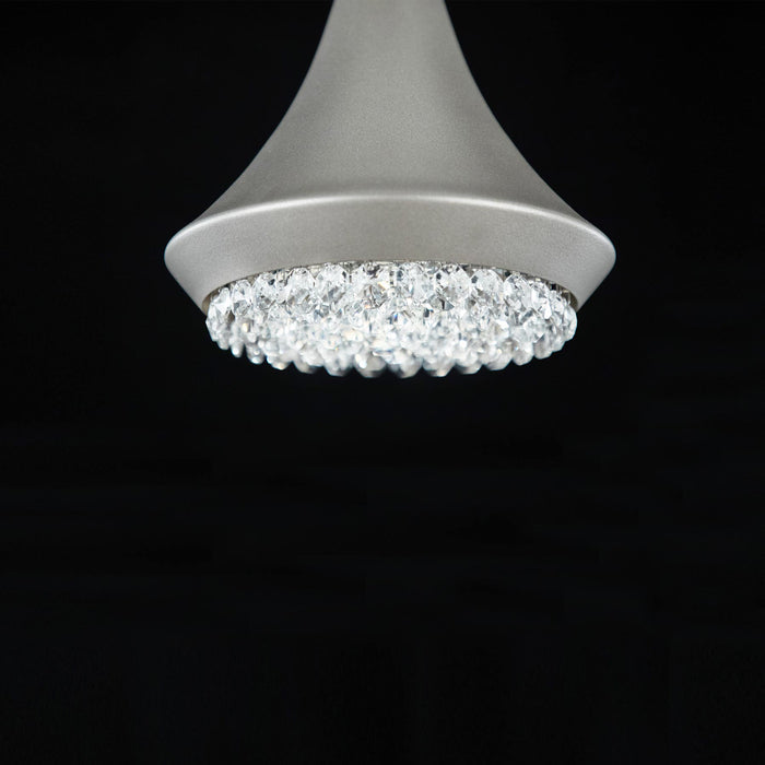 Verita LED Pendant Light in Soft Silver (Small).