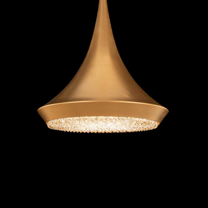 Verita LED Pendant Light in Soft Gold (Large).