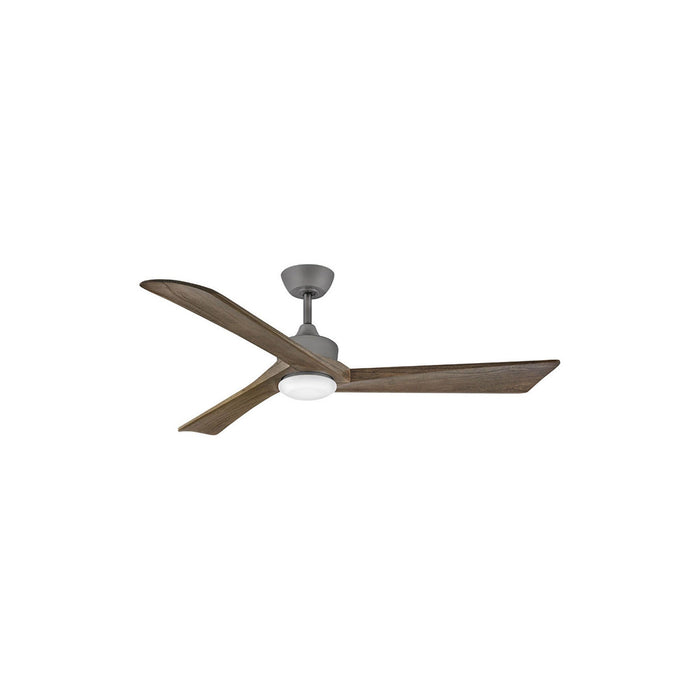 Sculpt LED Ceiling Fan in Graphite/Driftwood (60-Inch).