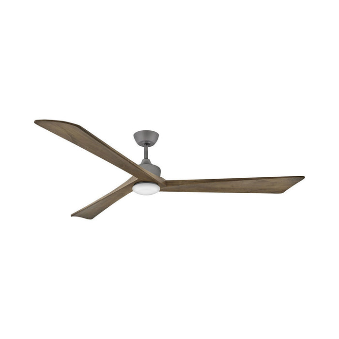 Sculpt LED Ceiling Fan in Graphite/Driftwood (80-Inch).