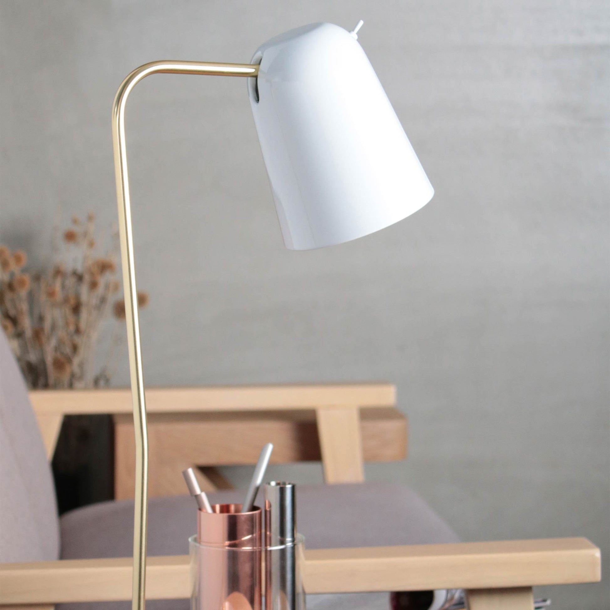 Dobi Table Lamp in living room.