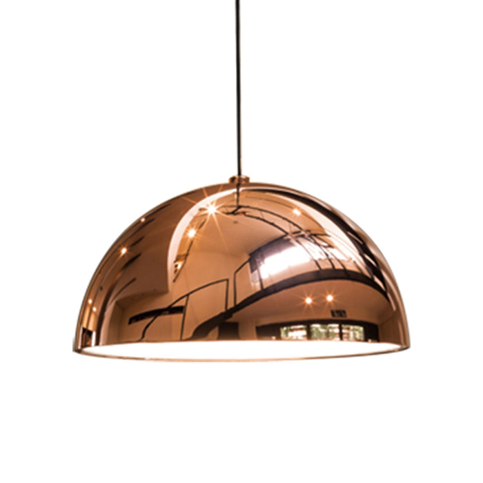 Dome Pendant Light in Copper (Large).