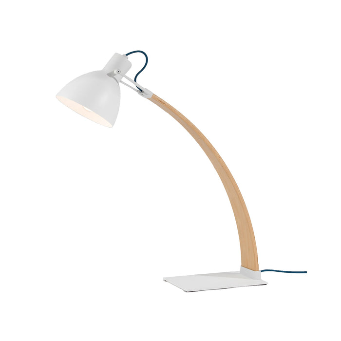 Laito Table Lamp in White. 