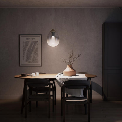 Mist LED Pendant Light in dining room.