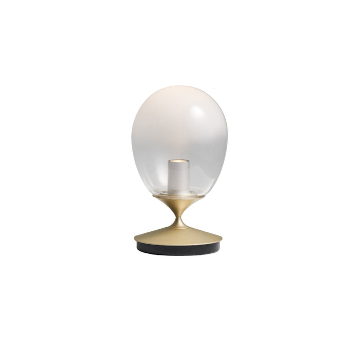 Mist LED Table Lamp in Champagne Gold (Small).