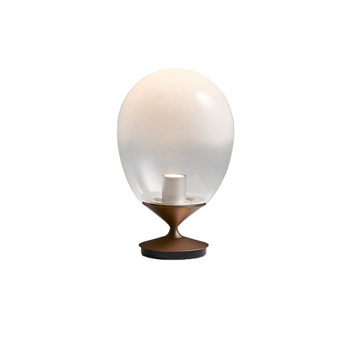 Mist LED Table Lamp in Pearl Cocoa (Large).