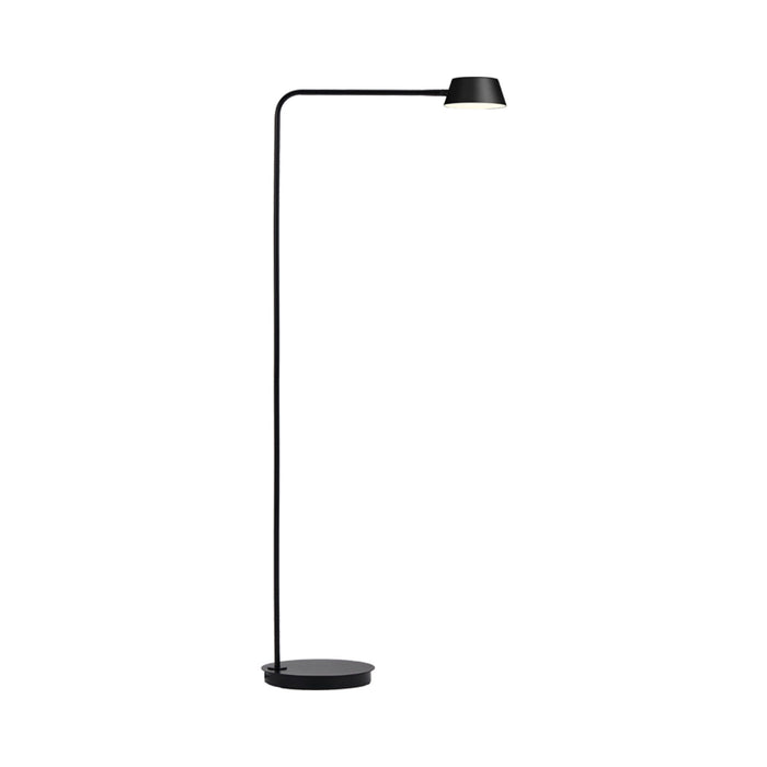 OLO LED Floor Lamp in Black/Shiny Black.
