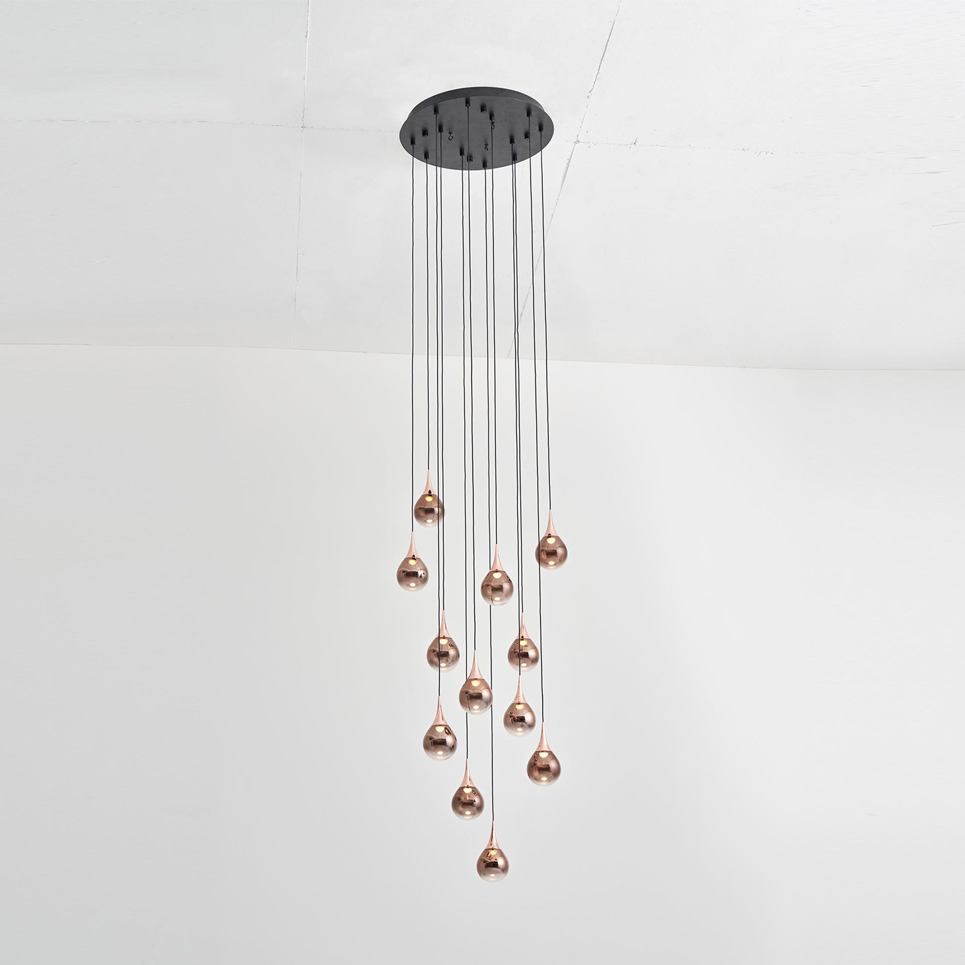Paopao LED Multi Light Pendant Light in Copper (Without Ring).