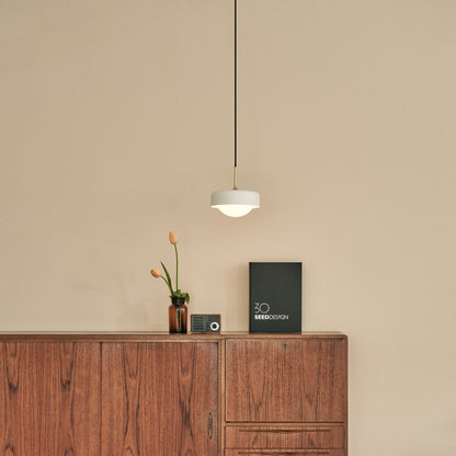 Pensee LED Pendant Light in living room.