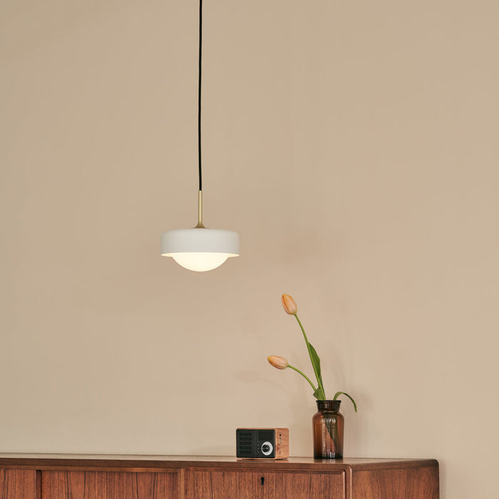 Pensee LED Pendant Light in living room.
