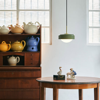 Pensee LED Pendant Light in living room.