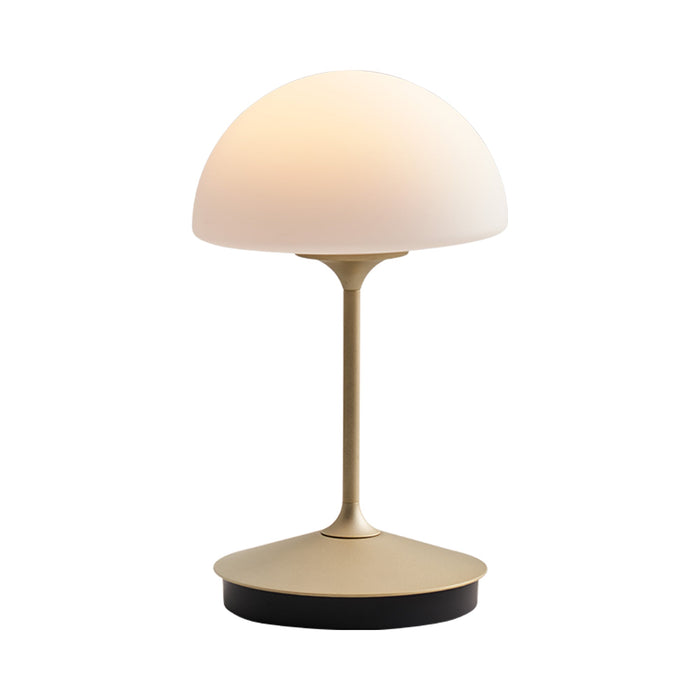 Pensee LED Table Lamp in Champagne Gold.