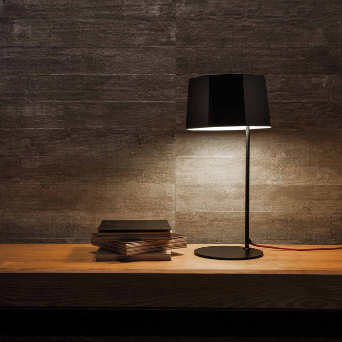 Zhe Table Lamp in living room.