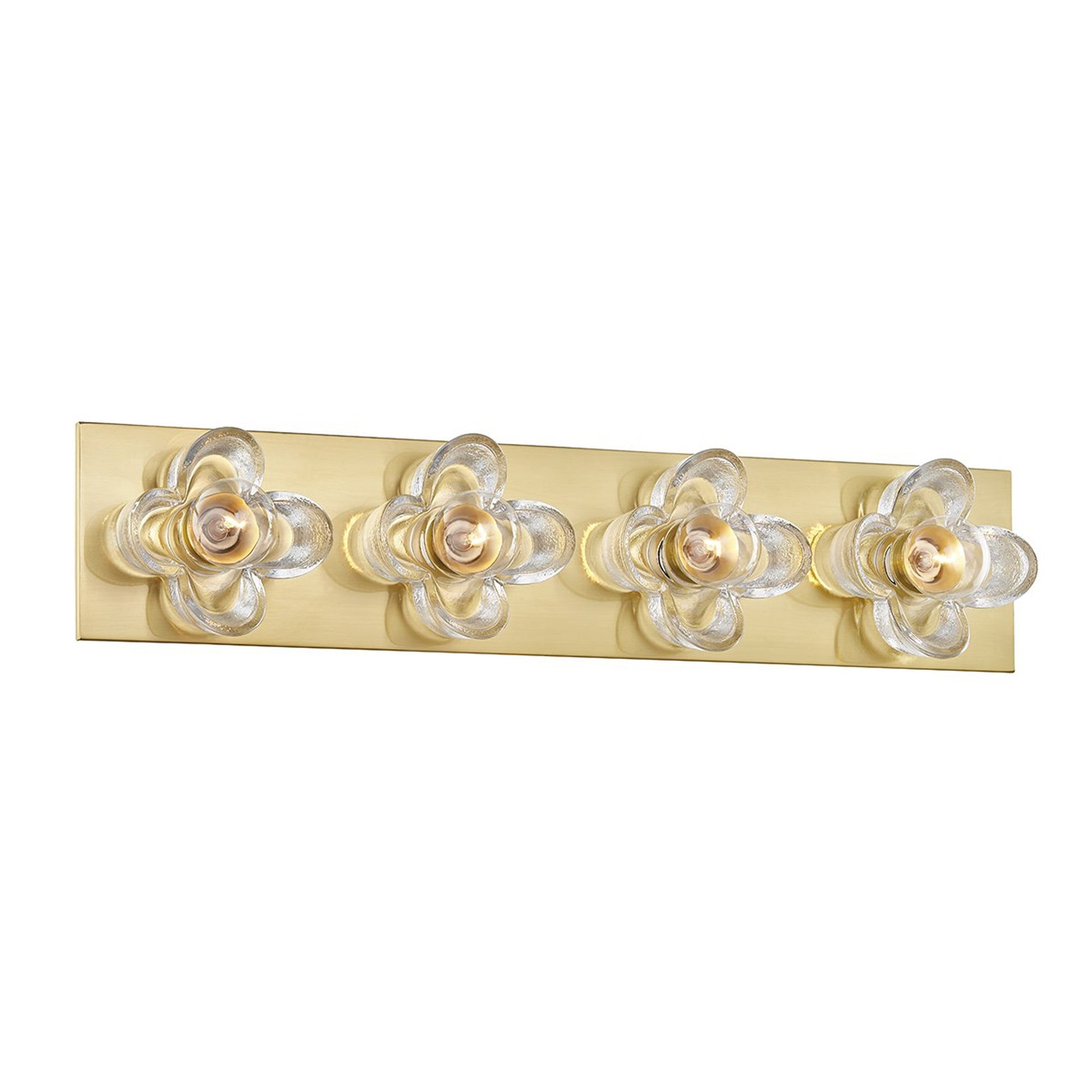 Shea Bath Wall Light in Aged Brass (4-Light).