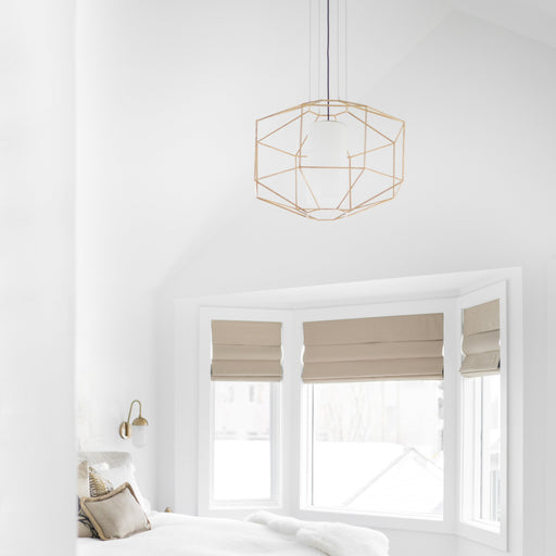 Silhouette Pendant Light in bedroom.