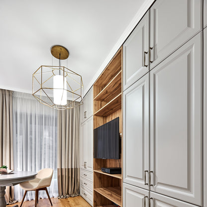 Silhouette Pendant Light in bedroom.