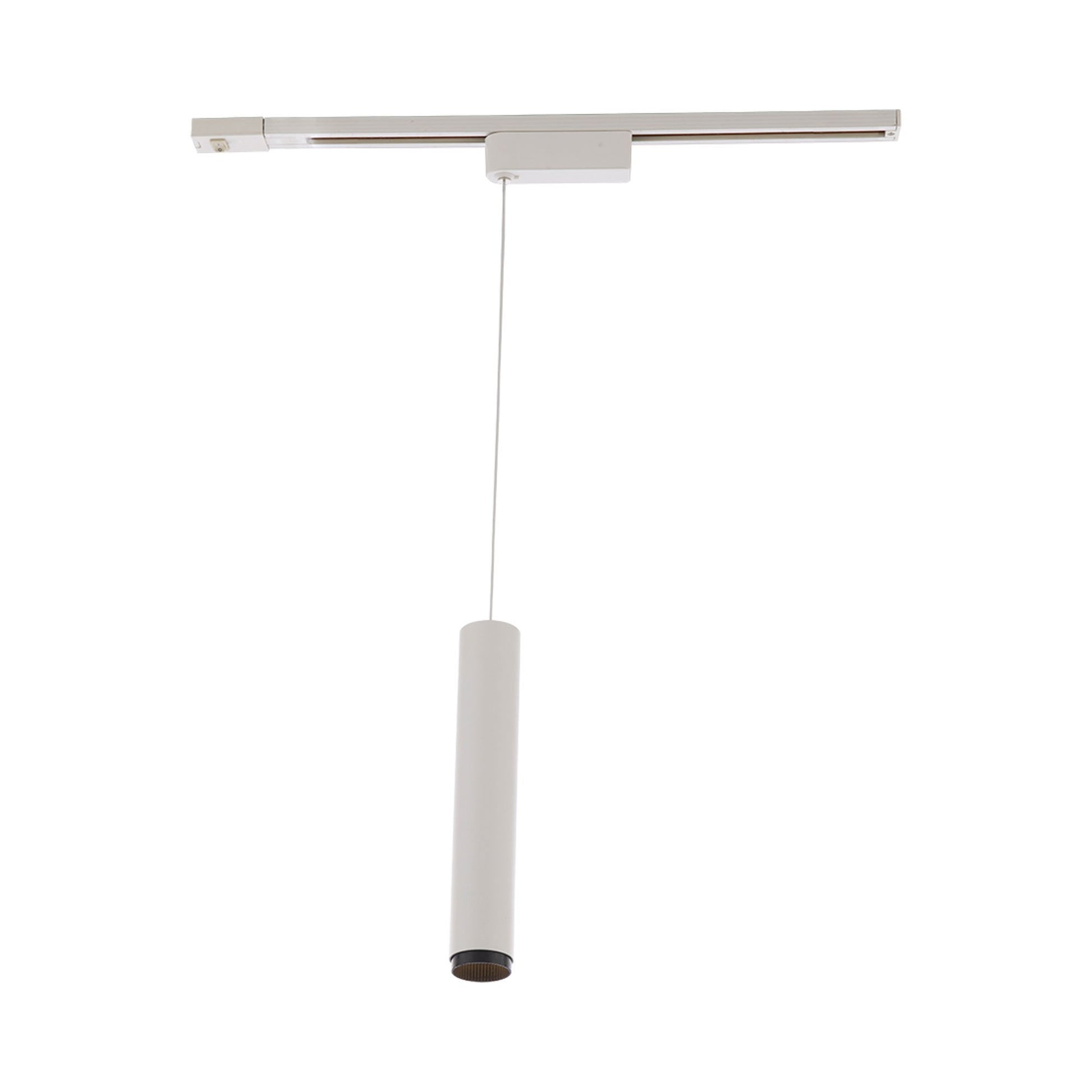 Silo 2015 LED Track Pendant Light in White/Black (H Track).