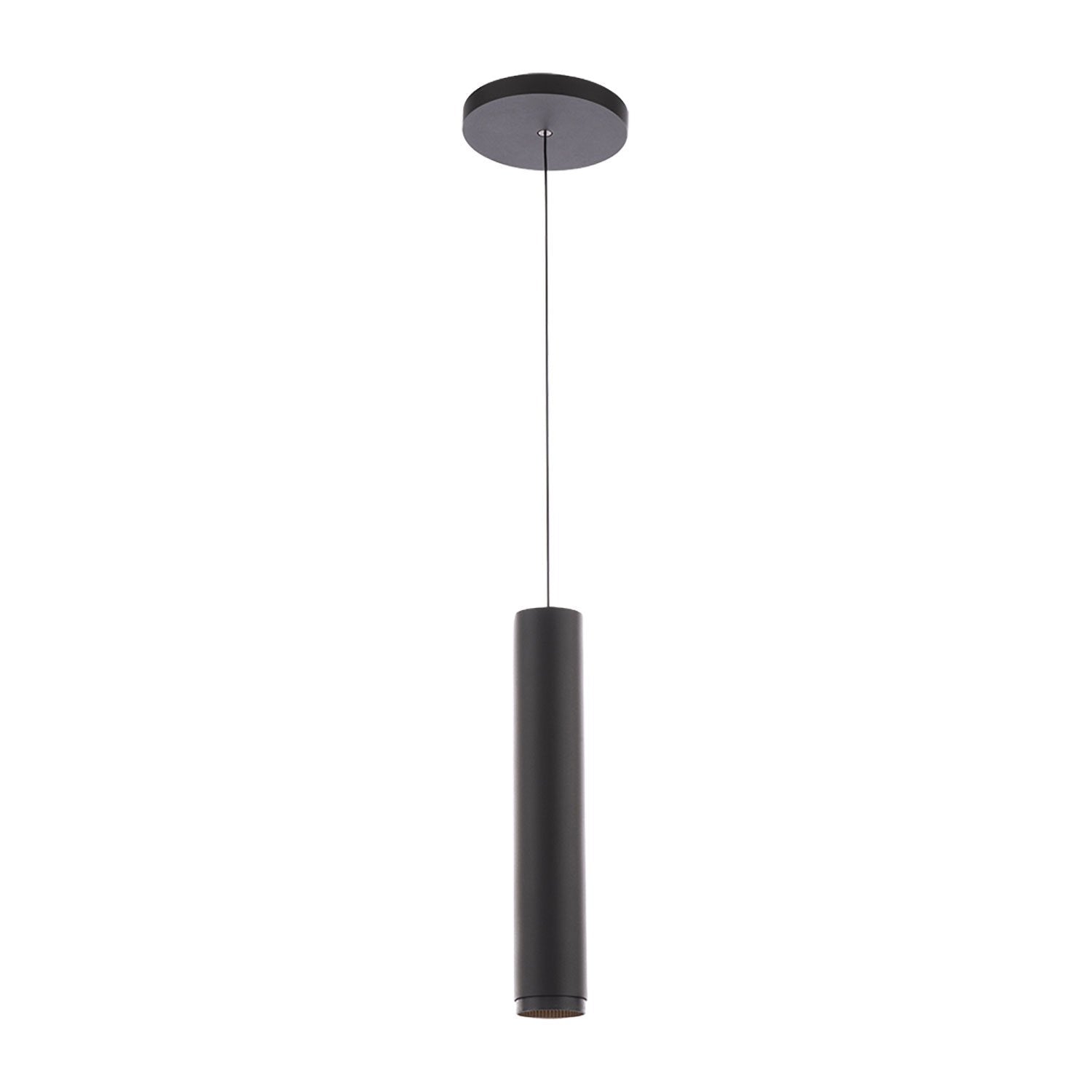 Silo LED Pendant Light in Black/Black (Large).