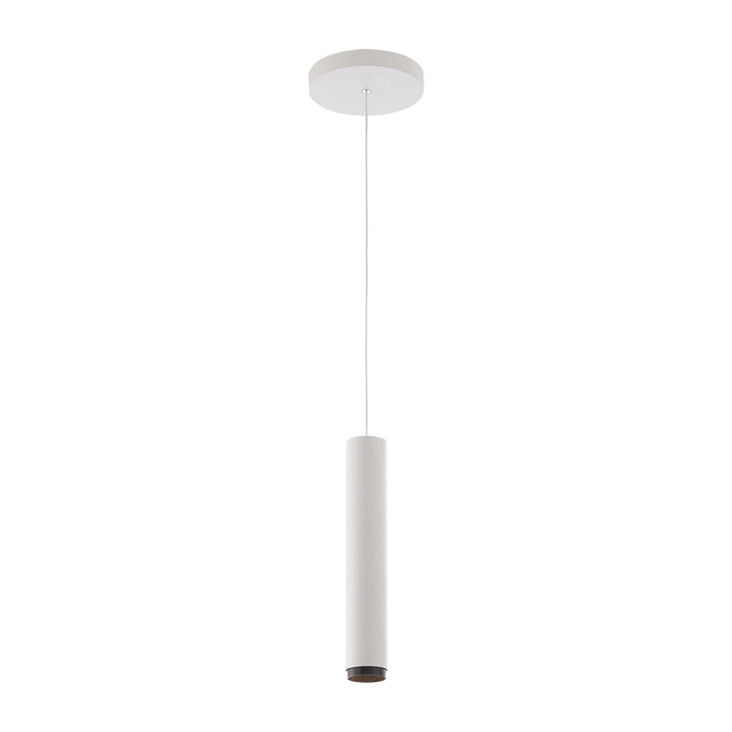 Silo LED Pendant Light in White/Black (Large).