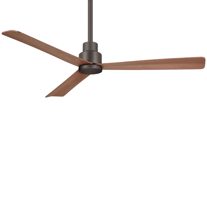 Simple Outdoor Ceiling Fan in Oil Rubbed Bronze (Large).