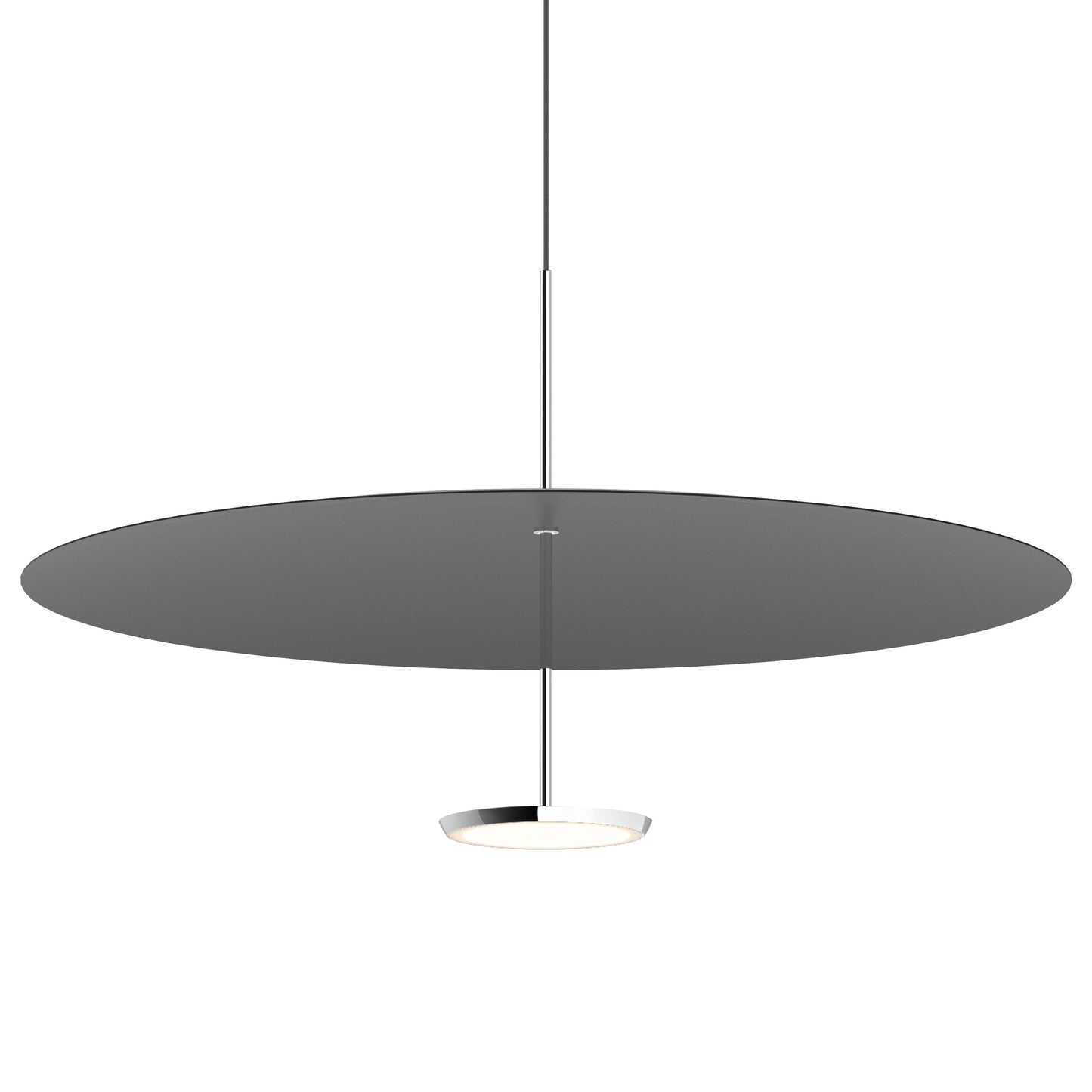 Sky Dome LED Pendant Light in Matte Black (Large).