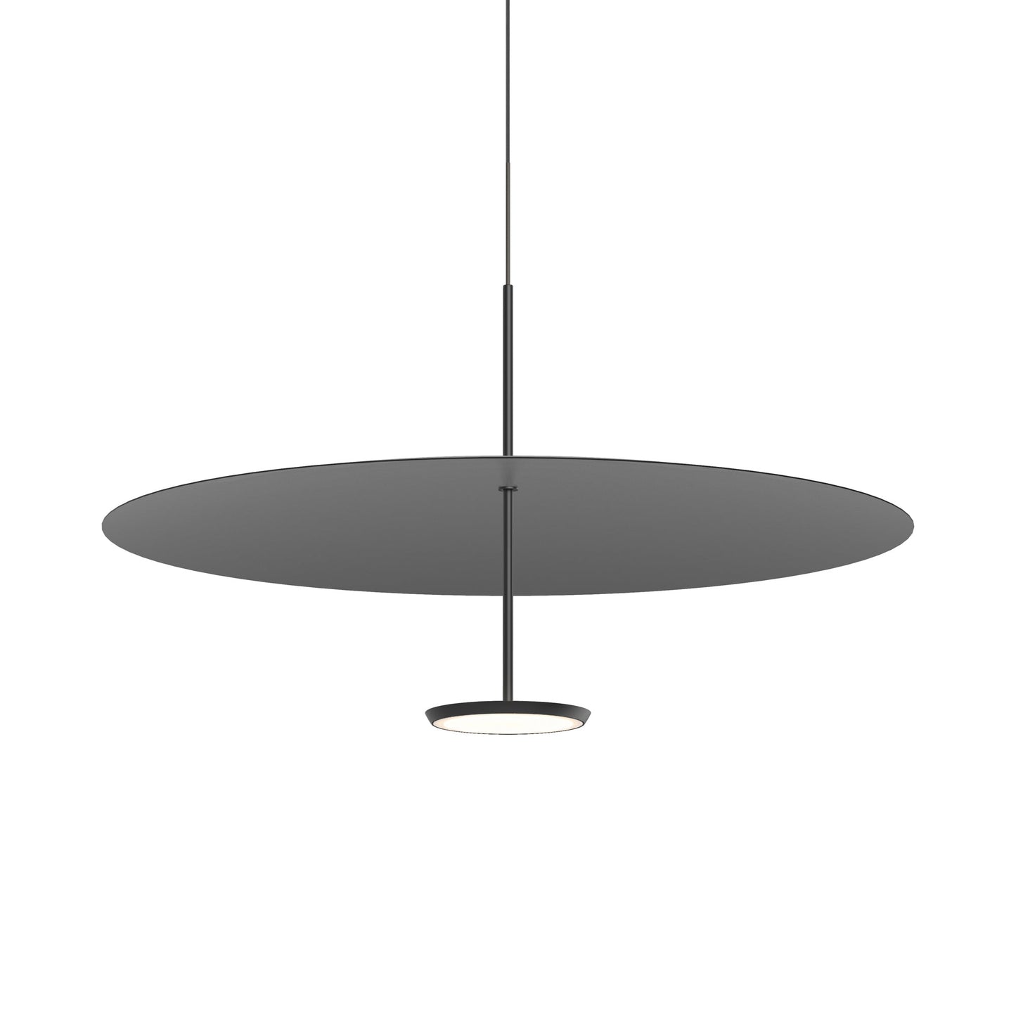 Sky Dome LED Pendant Light in Matte Black Matte Black (Large).