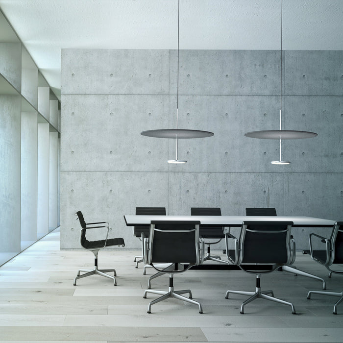 Sky Sound LED Pendant Light in office.