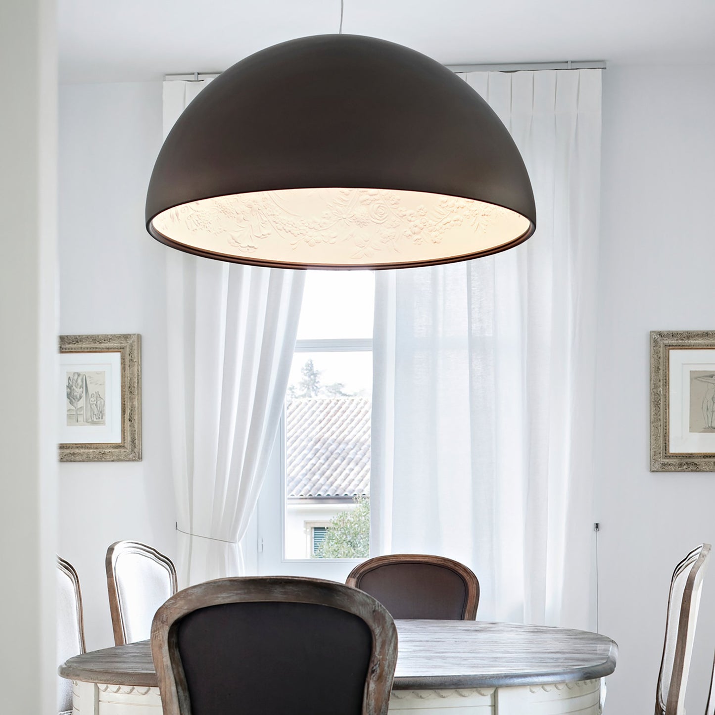 Skygarden Pendant Light Over Table.