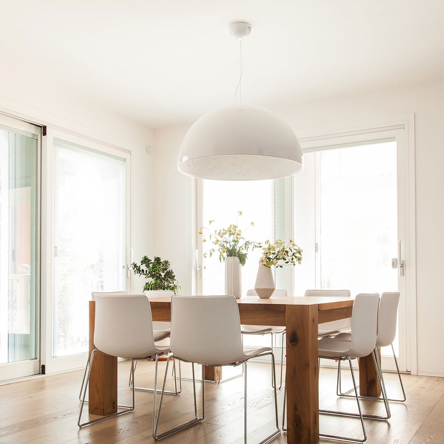 Skygarden Pendant Light Over Table.