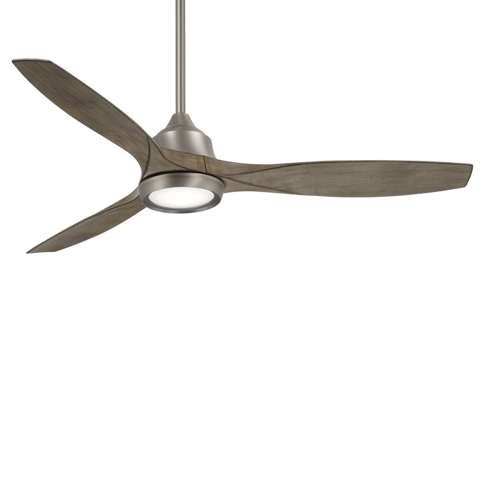 Skyhawk LED Ceiling Fan in Burnished Nickel.