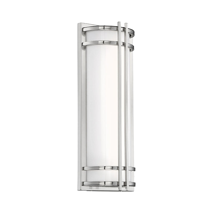Skyscraper Outdoor LED Wall Light in Medium/Stainless Steel.