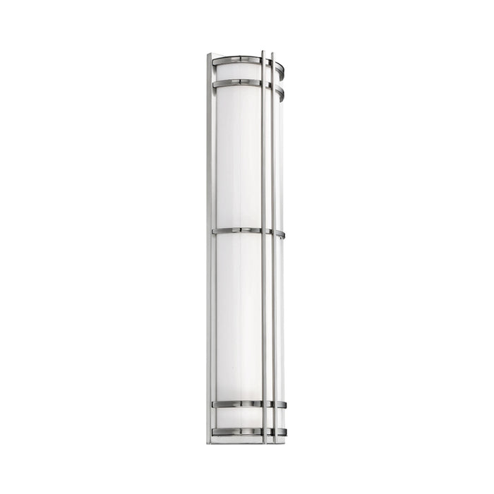 Skyscraper Outdoor LED Wall Light in X-Large/Stainless Steel.