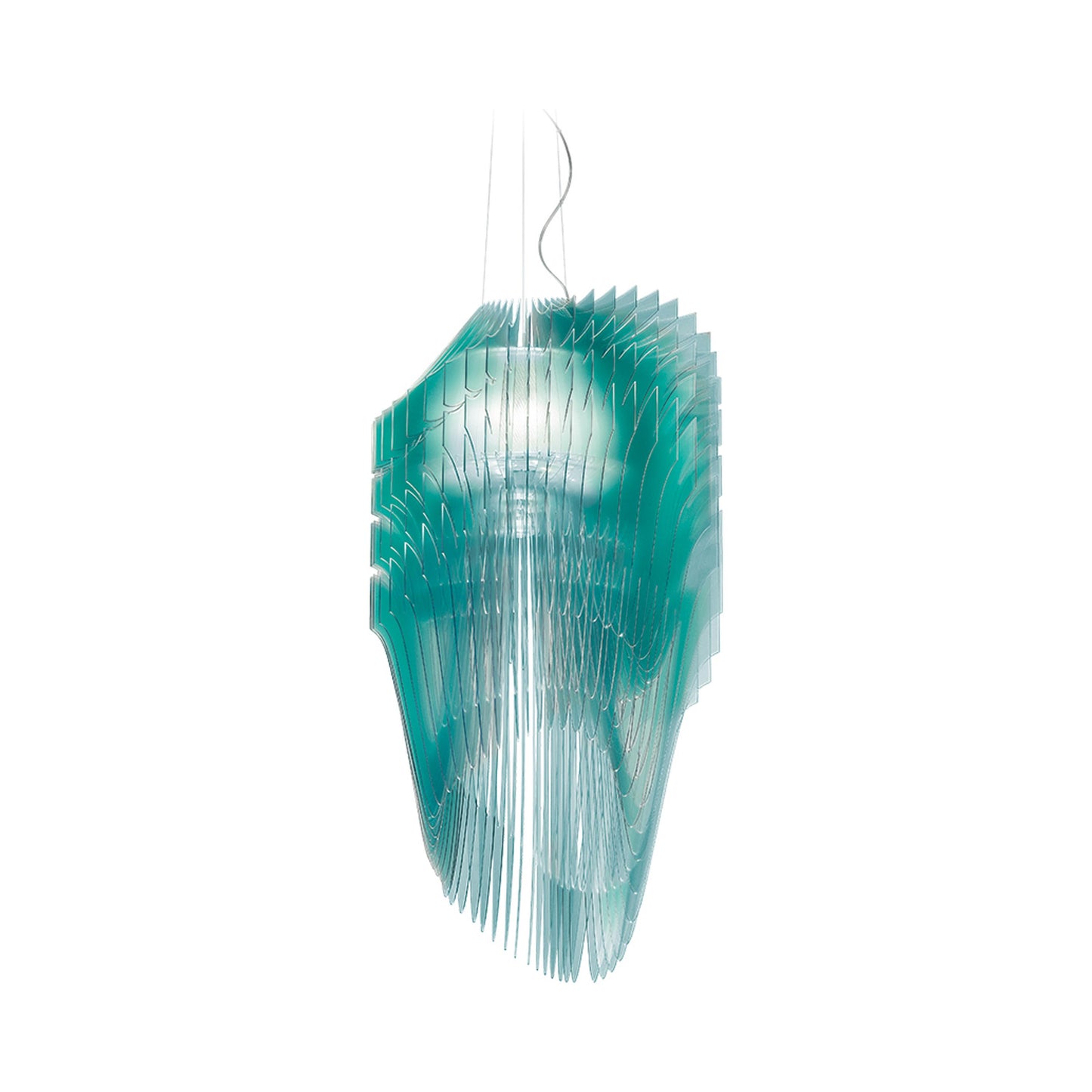 Avia Edition LED Pendant Light in Turquoise.