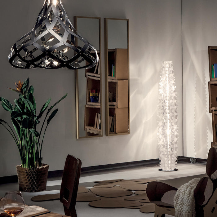 Cactus LED Floor Lamp in living room.