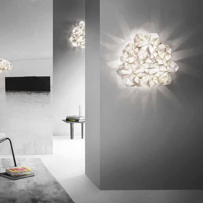 Drusa LED Ceiling / Wall Light in living room.