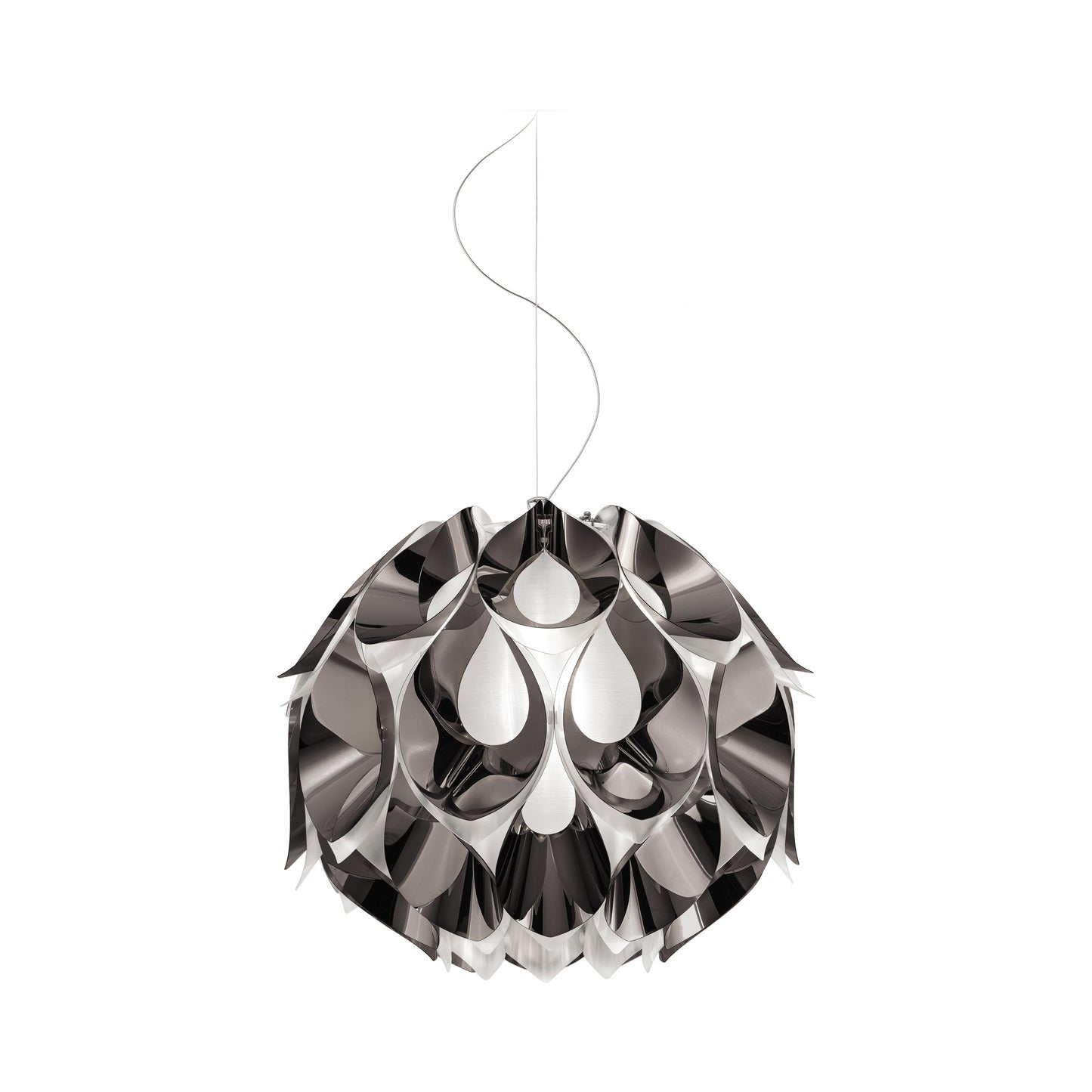 Flora LED Pendant Light in Pewter (Medium).