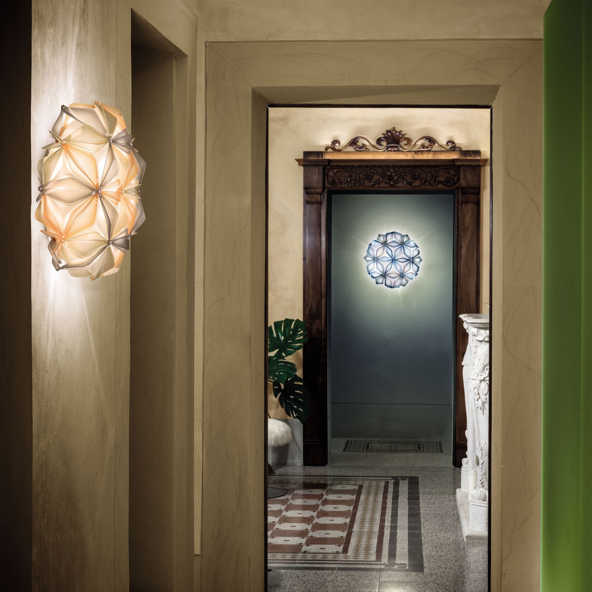 La Vie LED Ceiling / Wall Light in hallway.