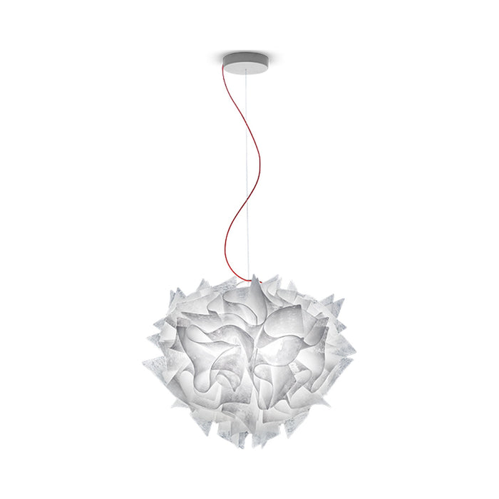 Veli Couture LED Pendant Light in Red Cable (Large).