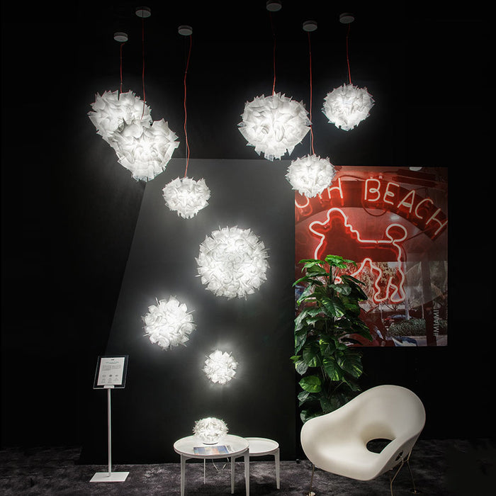 Veli Couture LED Pendant Light in living room.