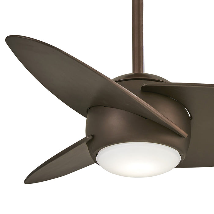 Slant LED Ceiling Fan in Detail.