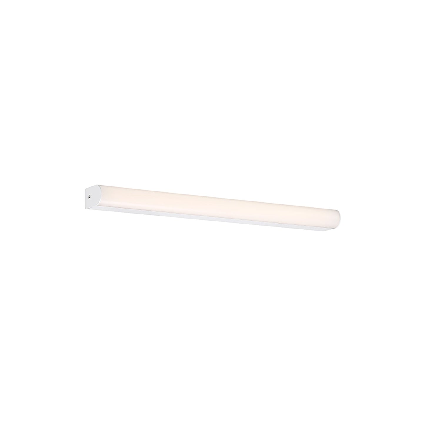 Slim Nightstick LED Bath Vanity Wall Light in Brushed Aluminum (19-Inch).