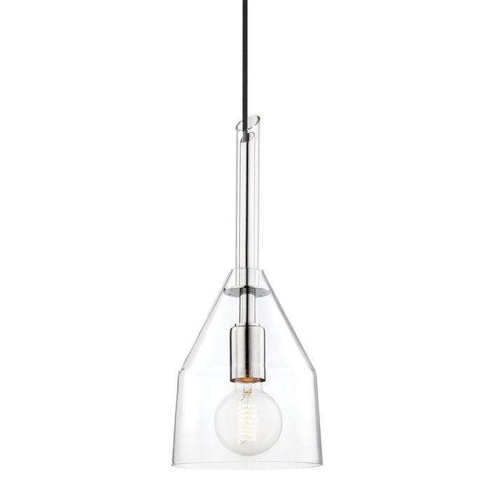 Sloan Pendant Light in Polished Nickel (Small).