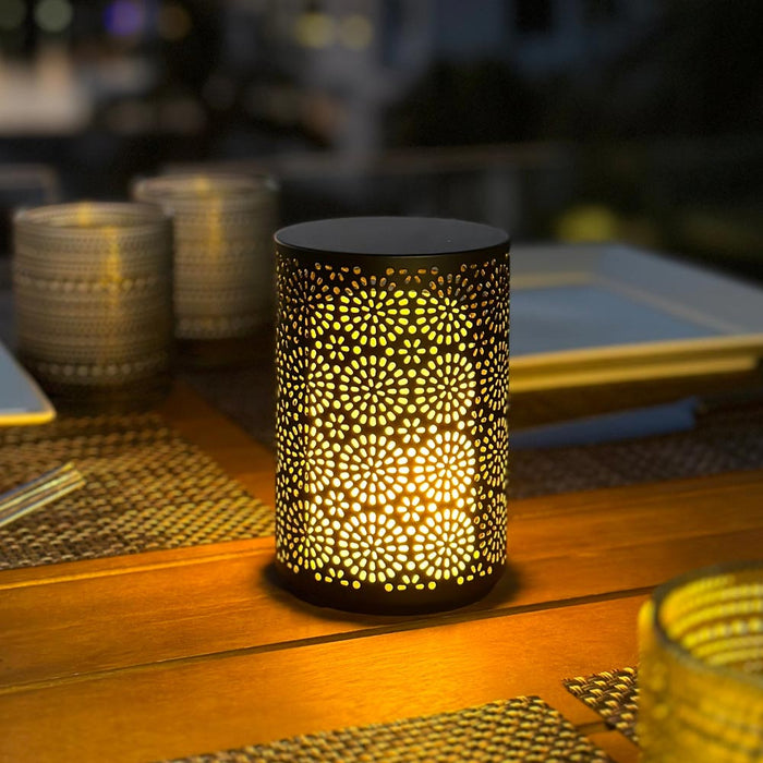 Dancing Flame Outdoor LED Table Lamp in Detail.